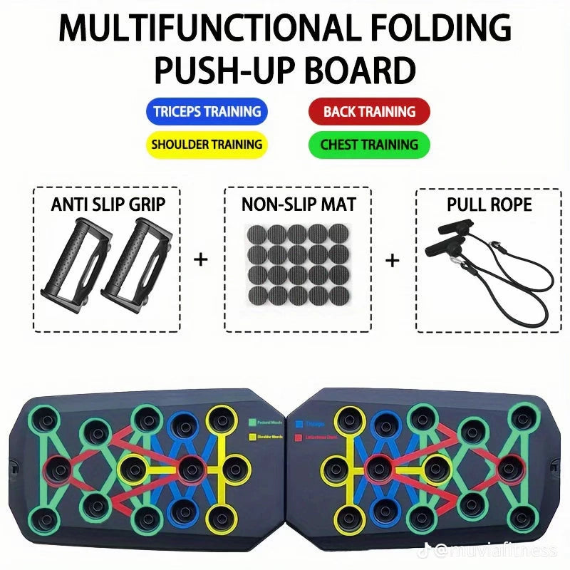Multi-Function Push-Up Board for Complete Upper Body Workout